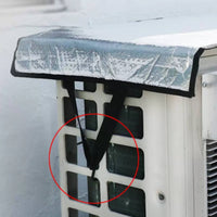 Heat Insulation Air Conditioner Outdoor Unit Cover Flame Retardant Outdoor Condenser Cover Waterproof Sunproof for Balcony, Rooftop