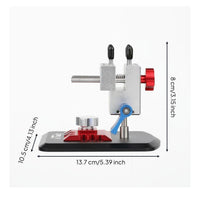 360 Degree Tool Holder Low-Profile Base Rotary Clamp Stand Aluminum Alloy Rotary Tool Clamp for Model Makers