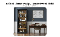 Multi-Tier shelving unit Vintage thesign Display Cabinet Large Capacity Shelving Unit for Home thecorators, Office Workers, Living Room, Library, Bedroom