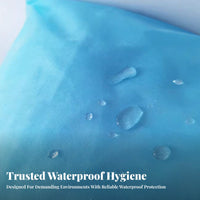 10 Pieces Ultra-Thin Disposable Waterproof Pillowcase Hygienic Medical Non-Woven Pillow Cover Lightweight for Medical Facility S