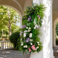 Monet Garden Artificial Butterfly Flower Arch for Wedding & Event Decor