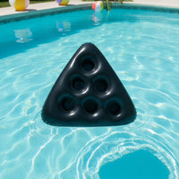 Triangular Inflatable Drink Holder with Tether Compact Inflatable Drink Holder Unique Pool Accessory Versatile for Lakes