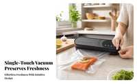 Digital Display USB Rechargeable Vacuum Sealer Compact 30 Cm Vacuum Sealer Food Storage