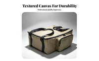 Portable Printer Carrying Bag Zippered Two Handles Printer Carrying Bag