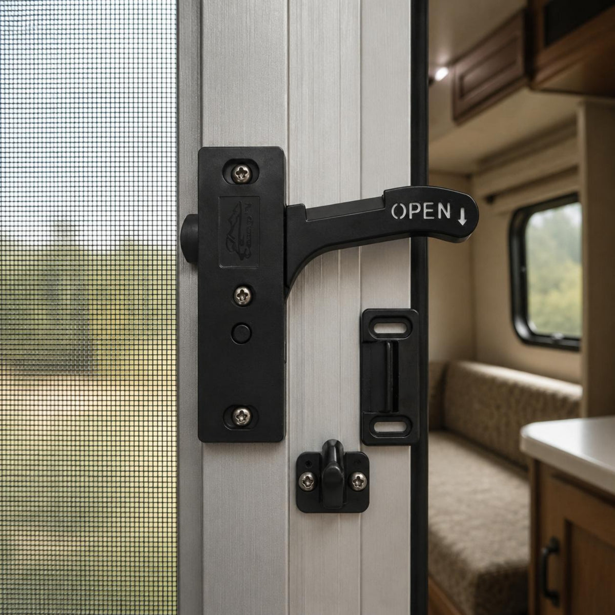 RV Screen Door Handle Set Easy to Install RV Screen Door Handle Replacement