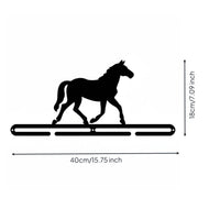 Horse Medal Storage Solution Saving Horse Award Display Rack Easy to Install Medal Holder for Bedroom