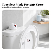 Contactless Seat-off Flush Device Hygienic Automatic Toilet Flush Sensor Hands Free Infrared Toilet Flusher Compact
