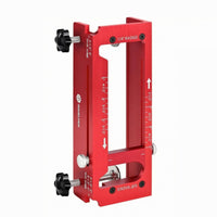 Easy to Use Door Hinge Router Jig Accurate Alignment Hinge Mortising Template Adjustable Mortising Jig Clamp Knobs for Woodworking