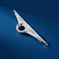 Chrome Rear Trunk Lock Cover Reflective Finish Rear Trunk Lock Cover Circular Opening