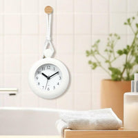 Moisture-Proof Waterproof Bathroom Timekeeper Anti-Fog Mini Suction Cup Timekeeper Minimalist Design Timekeeping Device Compact Size for Kitchen