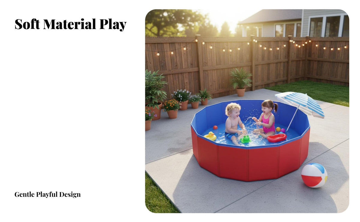 Foldable Dog Pool Versatile Foldable Pet Bathtub Multipurpose Portable Pet Bathtub for Dogs, Pets, Outdoor, Indoor, Backyard