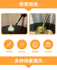Aromatherapy Candle Tool Set with Metal Lighter and Snuffer