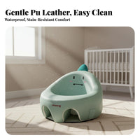 Spinal Support Inflatable infant Sofa Anti-Fall Design Sit-up Training Chair Easy to Clean Infant Floor Seat Portable for Infants, Toddlers, Parents, Indoors, Living Room, play period, Feeding Time