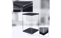 Dustproof Action Figure Display Case Transparent Model Display Box High Transparency Lighted for Collectors