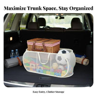 adaptable foldable Trunk container Large Capacity Vehicle entryory Portable with Handles Storage Container Space-Saving for Car Owners, Homeowners, externaldoor Activities, Shopping, Office, Kids Room
