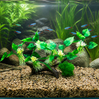 Aquarium Plastic Plant Decoration for Fish Tank Landscaping