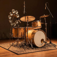 Mountable Hi-Hat Shaker Jingling Hi-Hat Tambourine Bright Tambourine Attachment Compact for Drummers, Percussionists, Live Performances, Rehearsal
