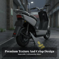 Motorcycle Mud Flap Reflective Mud Flap Thickened Motorcycle Mudguard for Electric Two-Wheeler Users, Night Driving, Daily Commuting, Outdoor Riding
