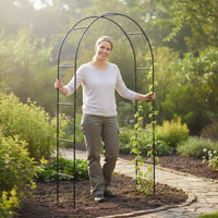 Flower Support Trellis Long-Lasting Flower Obelisk Trellis Metal Garden Obelisk Rustproof Metal Plant Frame Sturdy Duty
