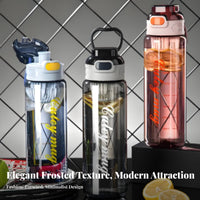 Drop-Resistant Large Capacity Fitness Bottle Food Grade Material Portable Plastic Water Jug Safe for Men, Women, Workout, Travel, Office
