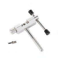 Nickel Plated Cycle Chain Breaker All Steel Bike Chain Breaker Long-Lasting Easy to Use for Garage, Workshop