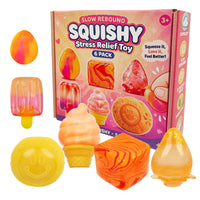 Cute Blind Box Six-Piece Gift Set Squishy Stress Relief Toy