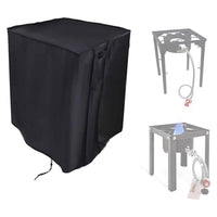 Black Camp Cooktop Cover Rectangular Gas Burner Cover Full Coverage Outdoor Gear Zippered for Camping