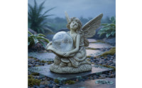 Resin Fairy Statue Outdoor Use Celestial Fairy Figurine Fantasy Style Angel Figurine