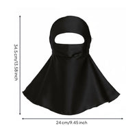 Full Face Sun Cover Skin-Friendly Silk Facial Cover Sunblock 50+ Apparel Accessory for Outdoor