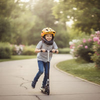 Safety Helmet with Detachable Chin Bar Adjustable Full-Face Helmet Ventilated Breathable for Children, Adolescent, Toddlers, Cycling, Scooting, Roller Skating, Balance Bike