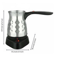 Electric Turkish Coffee Pot Easy to Use Turkish Coffee Maker Portable for Home, Office