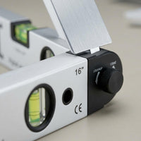 Foldable Digital Angle Level LCD Display Folding Angle Level Bubble Vials Hand Tool Locking Knob