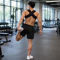 Back Support Belt XXL, Posture Corrector Back for Women Men, Adjustable Back Trainer, Elastic Breathable for 85-95kg