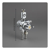 Wave Soldering Flux Nozzle Wide Application Pneumatic Spraying Nozzle Separation Layer Release Agent Sprayer for Electronics Manufacturing