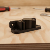 Cabinet Door Latch Slimline Cabinet Door Catch Latch with Mounting Holes Long-Lasting Hardware Sturdy for DIYers, Cabinets
