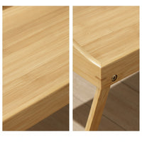 Bamboo Tray Table Portable Lap Desk Multi-Functional for Sofa, Floor