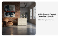 5-Drawer Metal Cabinet Minimalist aesthetic Chest of Drawers Sturdy Construction