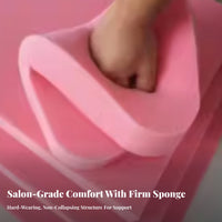Anti-Collapse Salon Pillow Firm-Density Foam Core Eyelash Extension Pillow Breathable Hole Design Spa Headrest Cushion for Beauty Salons, Spas