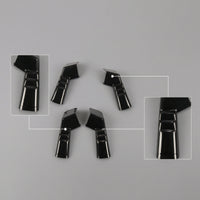 4 Pieces RV Drainage Diverter White RV Gutter Extension Extended for Motorhome