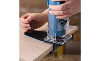 Edge Trimming Base Construction Round over Router Base Easy Installation Power Tool Accessory for Woodworkers