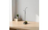 1:64 Scale Double-Head Street Lamp Model Resin and Metal Battery-Powered Lamp Model Slim Pole Miniature Street Light Plastic Parts
