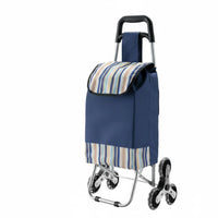 Foldable Stair-Climbing Shopping wagon Lightweight Stair Climbing wagon two-in-oneUse Wheeled Trolley Multi-Functional for Shoppers, People with restricted Mobility, Apartment Dwellers, Supermarket, Stairs, Moving, Laundry