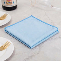 Large Microfibre Cleaning Cloth, 40cm x 40cm Microfibre Towel for Car Washing and Glass, No Lint or Streaks for Mirrors and Dishes