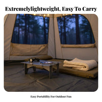 Ultra-Light Mini Folding Platform Lightweight Camping Furniture Compact Outdoor Gear Collapsible Design for Campers, Backpackers, Outdoors, Backpacking, Hiking, Picnic