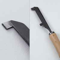 Guitar Fret Slot Cleaning Saw Guitar Fret Slot Saw with Wooden Handle Manual Luthier Tool for Fretwork
