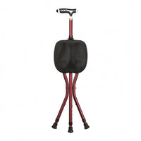 Ergonomic Handle Folding Cane Stool Compact Portable Walking Cane Stool Walking Stick Seat