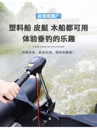 舶逸无刷船用推进器电动马达船外机挂浆机12v24v无刷船挂机螺旋桨