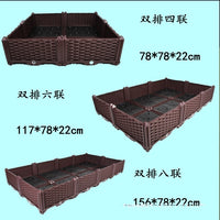 家用蔬菜种菜盆阳台长方形特大室外种植箱种菜箱家庭塑料花盆花槽