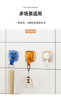 免打孔粘胶强力承重门后粘钩厨房浴室墙壁墙面无痕书包挂架子
