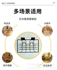 铁艺网格置物篮货架层网橱柜拉篮金属网筐网篮铁丝网收纳筐储物篮